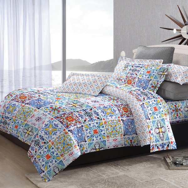 Bungalow Alda 3 Duvet Cover Set Reviews Wayfair bungalow alda 3 duvet cover set reviews wayfair
